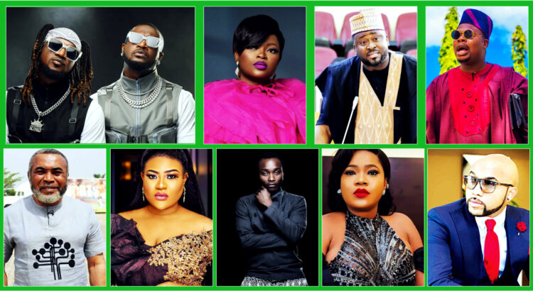 Nigeria 2023 election - celebrities